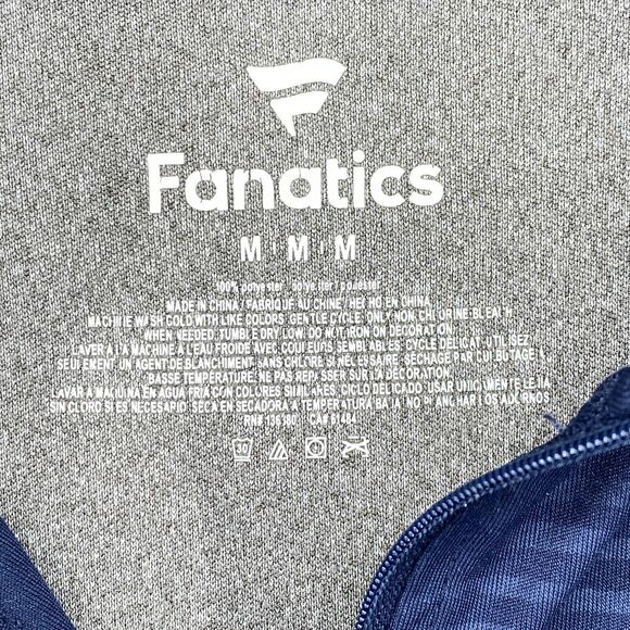 UNIVERSITY OF MICHIGAN Shirt Mens M WOLVERINES MI 1/4 Zip Blue Gray - Picture 8 of 11